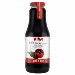 MIra Pomegranate Juice 100% 1 ltr Glass