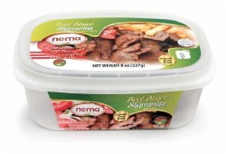 Nema Beef Doner Sliced Halal 8oz