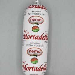 Nema Beef Mortadella Plain Halal 16oz