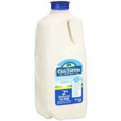 Oak Farms Milk 2% Reduced Fat Half Galon