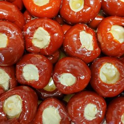 Olive Bar - Zesty Red Peppers with Cream Cheese