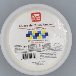 Paisa Queso De Mano Soft Cheese Arepero 12 oz