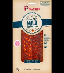 Palacios Chorizo Sliced Mild 3.5oz