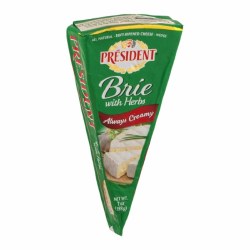 President Brie Cheese With Herbs 7oz