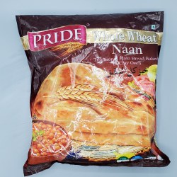 Pride Tandoori Naan Bread Whole Wheat 425g