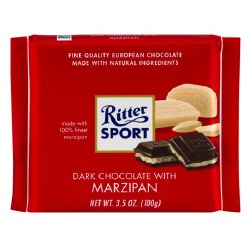 Ritter Dark Chocolate Marzipan 3.5oz