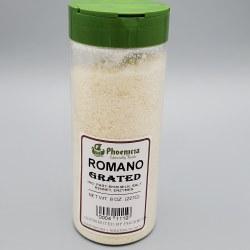 Phoenicia Grated Romano Cheese 8 oz jar