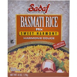 Sadaf Basmati Rice Mix Sweet Harmony 6oz