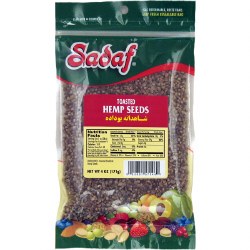 Sadaf Toasted Hemp Seed 4oz