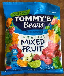 Tommy's Bears Mixed Fruit 4.5oz