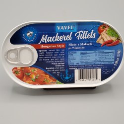 Vavel Mackerel Fillet Hungarian Style 170g