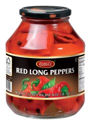 Zergut Red Long Peppers 56 oz