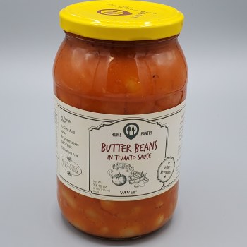 Vavel Butter Beans With Tomato and Mushroom 31 oz