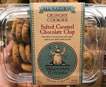 Wackym's Salted Caramel &amp; Chocolate Chip Cookies 8 oz