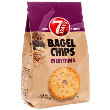 7 Days Bagel Chips Everything 3 oz