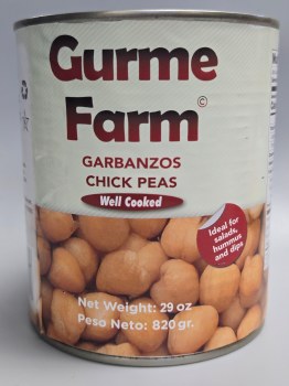 Gurme Farm Garbanzo Beans Well Cooked 29 oz