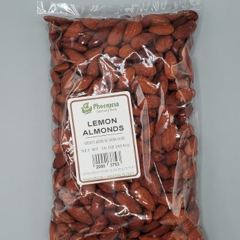 Phoenicia Lemon Flavored Almonds 1 lb