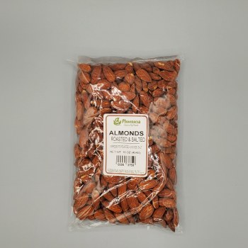 Phoenicia Roasted &amp; Salted Almonds 1 lb