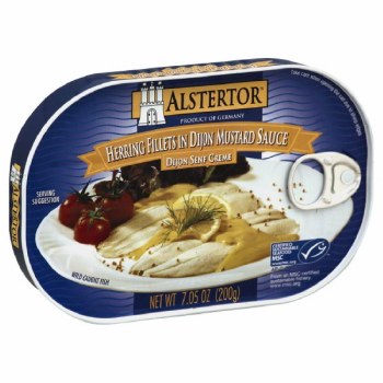 Alstertor Herring Fillets in Mustard 7 oz