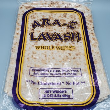 Ara-z Whole Wheat Lavash 16oz