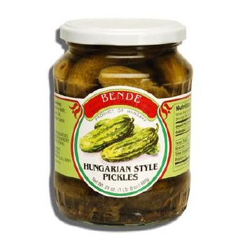 Bende Hungarian cucumber pickles 24 oz