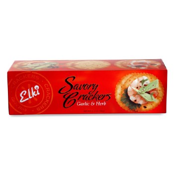 Elki Garlic Herb Crackers 4.4 oz