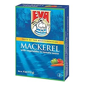 Eva Mackerel In Tomato Sauce 4oz