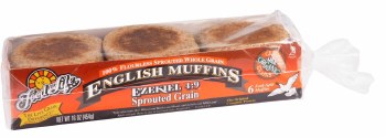 Food For Life Ezekial English Muffin 7 Grain 16 oz