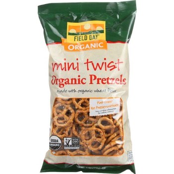 Field Day Mini Pretzels Organic 8 oz