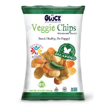 Gluck Veggie Chips Jalapeno 5 oz