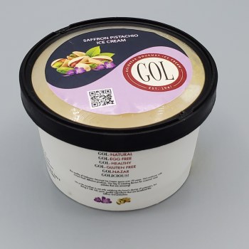 Golnazar Saffron Pistachio Ice Cream 5oz