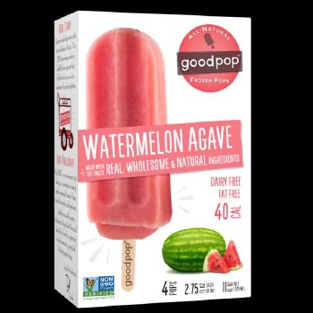 Goodpop Watermellon Popsicles 4 pieces 2.75oz each