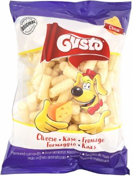 Gusto Corn Puffs Cheese Flavor 80g