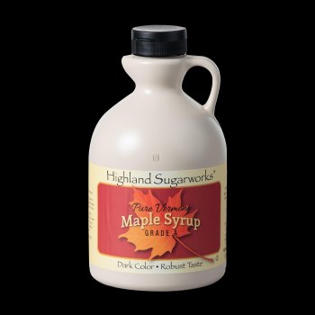 Highland Sugarworks Vermont Dark Maple Syrup Jug 16oz