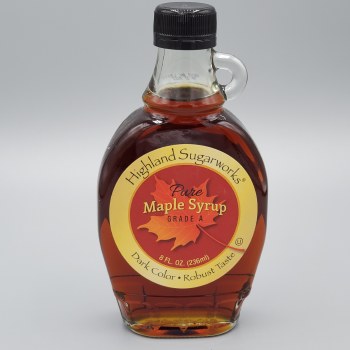 Highland Sugarworks Vermont Dark Maple Syrup 12oz