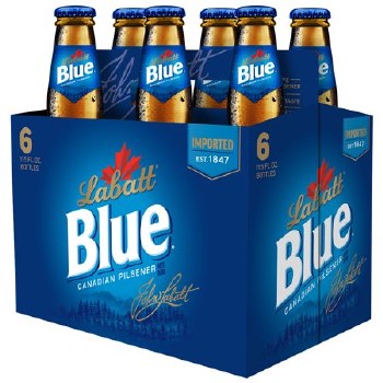 Labatt Blue Canadian Pilsener 6 pack