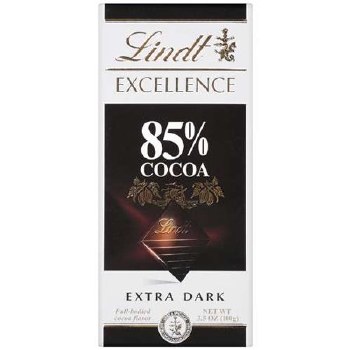 Lindt Excellence 85%  Dark Chocolate Bar 3.5oz