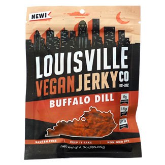 Louisville Vegan Jerky Buffalo Dill 3oz