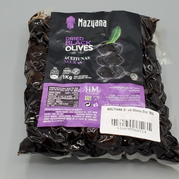 Mazyana Black Moroccan Olives 1 kg