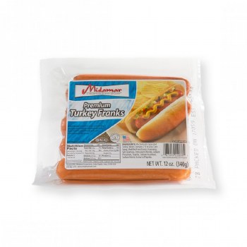 Midamar Turkey Franks Halal 12oz