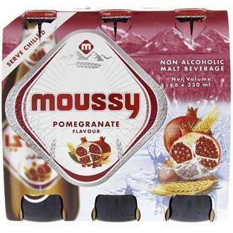 Moussy Pomegranate Non Alcoholic Malt Drink 6pack