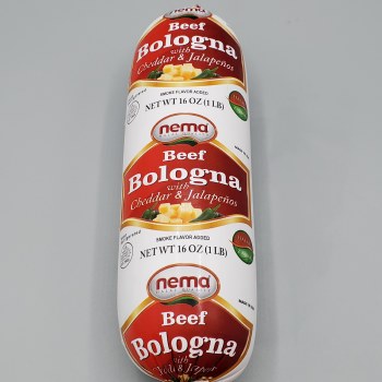 Nema Beef Bologna with Cheddar and Jalapenos 16 oz