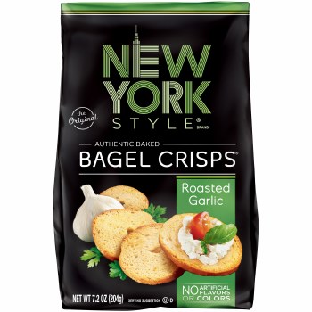 New York Style Bagel Crisps Toasted Garlic 7oz