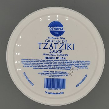 Olympia Tzatziki Cucumber Gyro Sauce 4lb