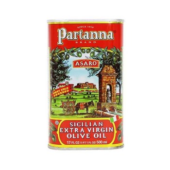 Partanna Extra Virgin Olive Oil In Can 17oz