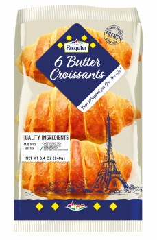 Pasquier Brioche Croissant Plain 240g