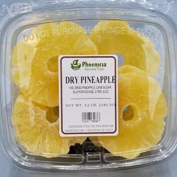 Phoenicia Dried Pineapple Slices 12 oz