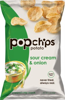 Popchip Sourcream and Onion Potato Chips 5oz