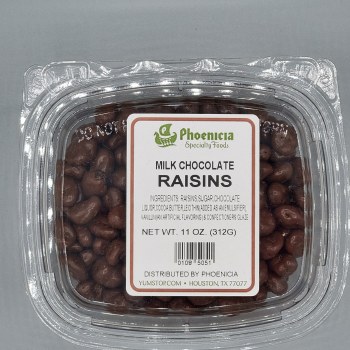 Phoenicia Milk Chocolate Covered Raisins 11 oz