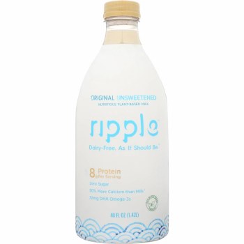Ripple Milk Dairy Free Unsweetened 48oz